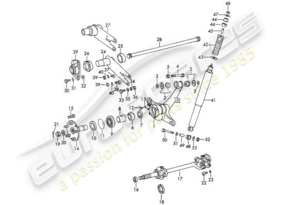 a part diagram from the Porsche 911/912 (1968) parts catalogue