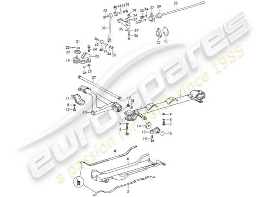 a part diagram from the Porsche 911/912 parts catalogue