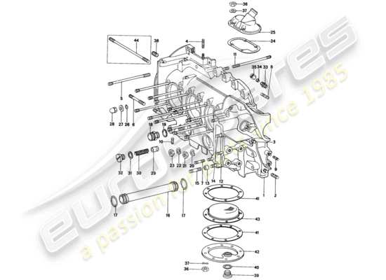 a part diagram from the Porsche 914 parts catalogue