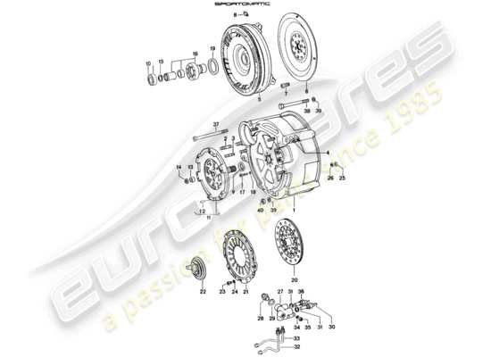 a part diagram from the Porsche 914 parts catalogue