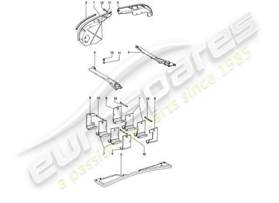 a part diagram from the Porsche 914 parts catalogue