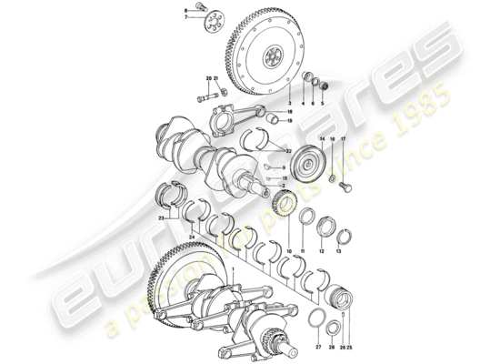 a part diagram from the Porsche 914 parts catalogue