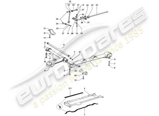 a part diagram from the Porsche 914 parts catalogue