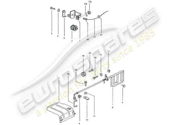 a part diagram from the Porsche 914 (1973) parts catalogue