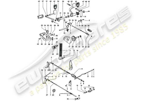 a part diagram from the Porsche 914 parts catalogue