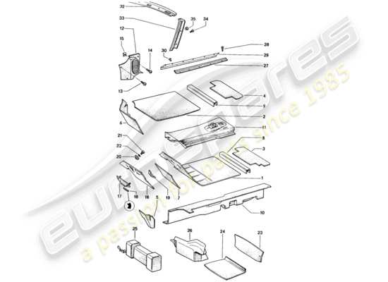 a part diagram from the Porsche 914 parts catalogue