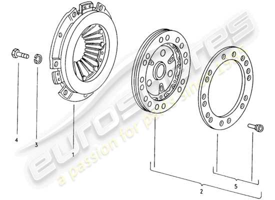 a part diagram from the Porsche 914 parts catalogue