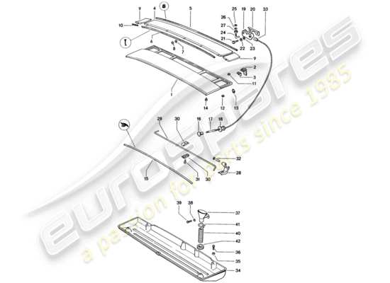 a part diagram from the Porsche 914 parts catalogue