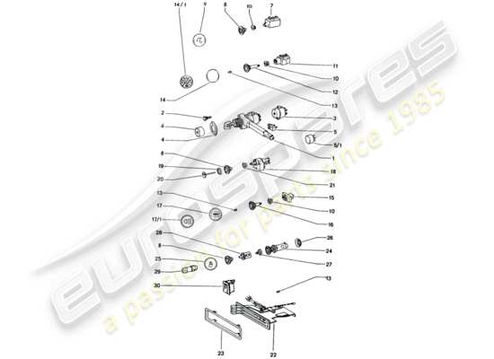 a part diagram from the Porsche 914 parts catalogue