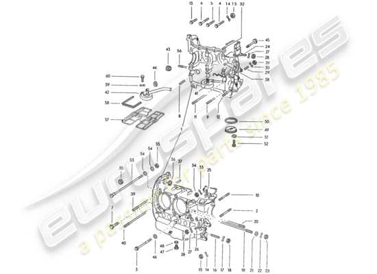 a part diagram from the Porsche 914 parts catalogue