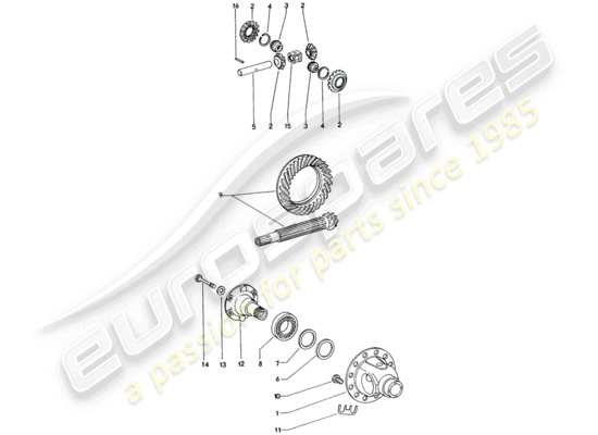 a part diagram from the Porsche 914 parts catalogue