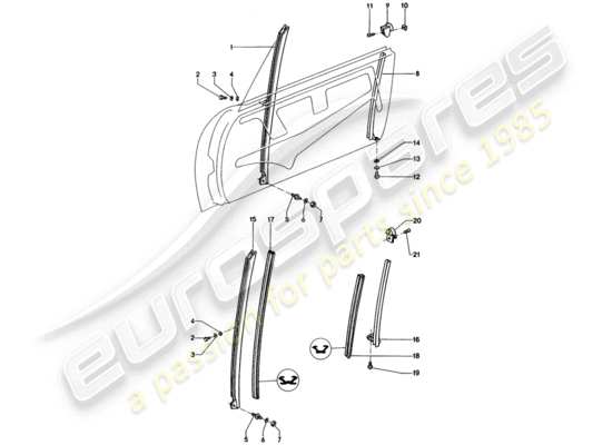 a part diagram from the Porsche 914 parts catalogue