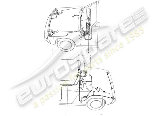 a part diagram from the Porsche 914 parts catalogue