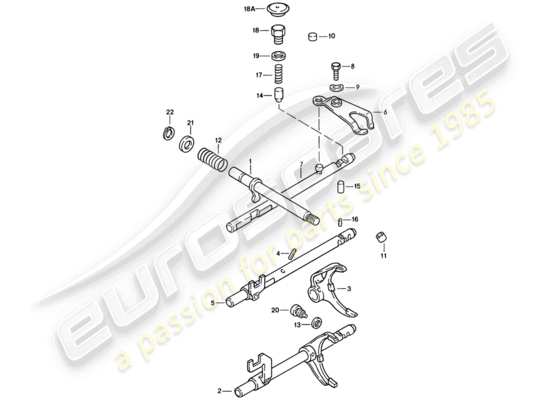 a part diagram from the Porsche 924 (1976) parts catalogue