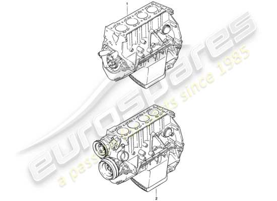 a part diagram from the Porsche 924 parts catalogue