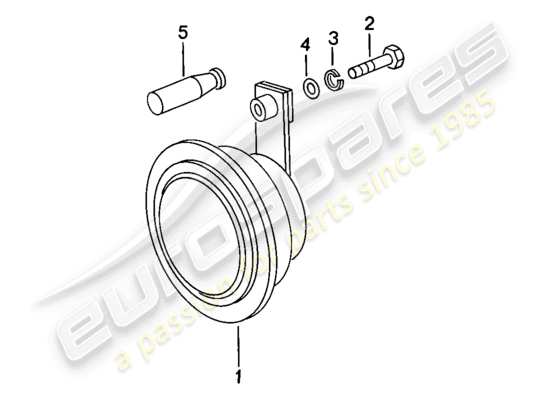 a part diagram from the Porsche 924 parts catalogue