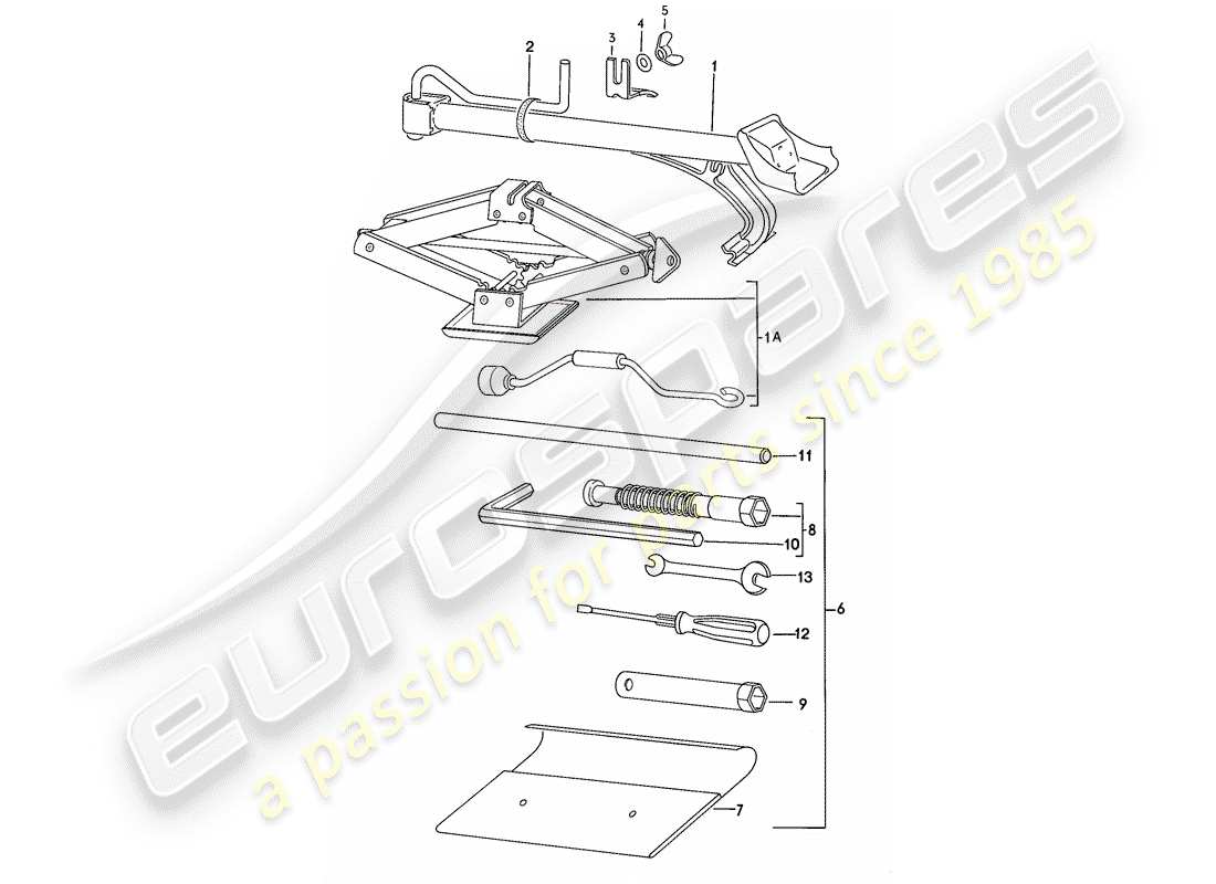 Porsche 924 (1978) Accessories - ADDITIONAL Accessories IN THE - CLASSIC CATALOGUE - (MODEL: CLA) Part Diagram