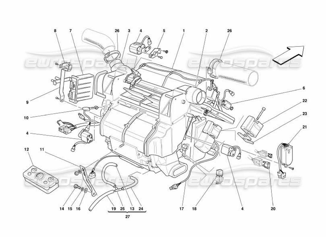 Part diagram containing part number 64471100