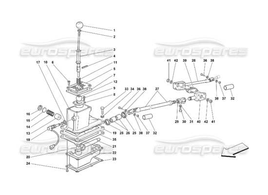 a part diagram from the Ferrari 550 parts catalogue