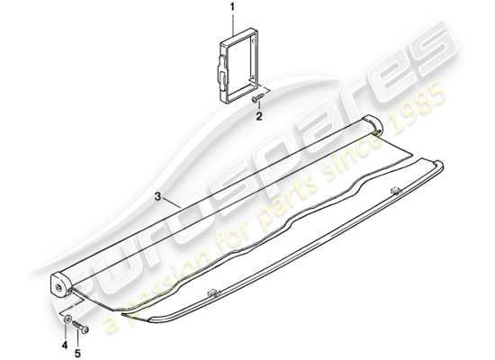 a part diagram from the Porsche 924 parts catalogue