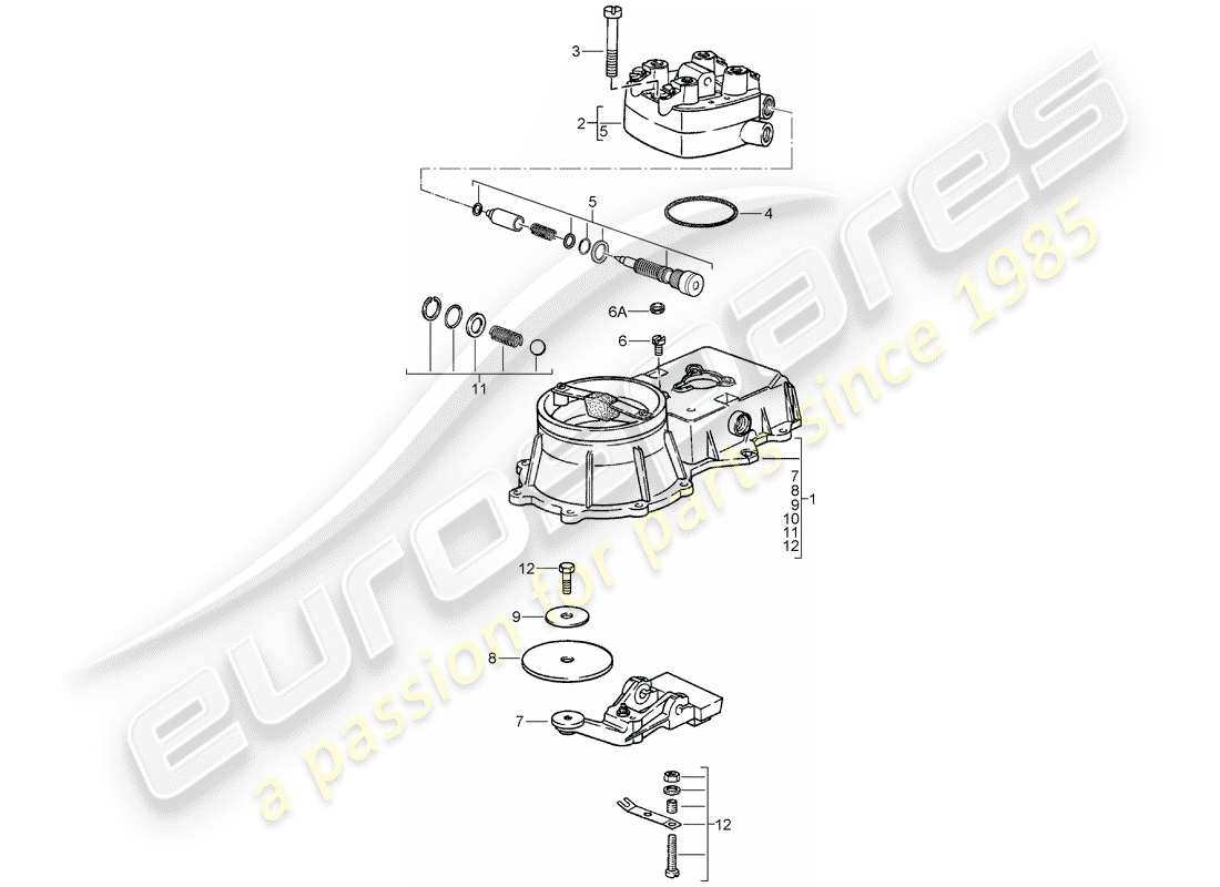 Porsche 924 (1984) K-JETRONIC - 1 - MIXTURE CONTROL UNIT Part Diagram