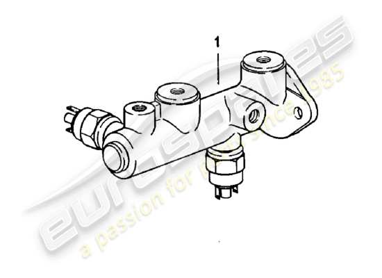 a part diagram from the Porsche 924 parts catalogue