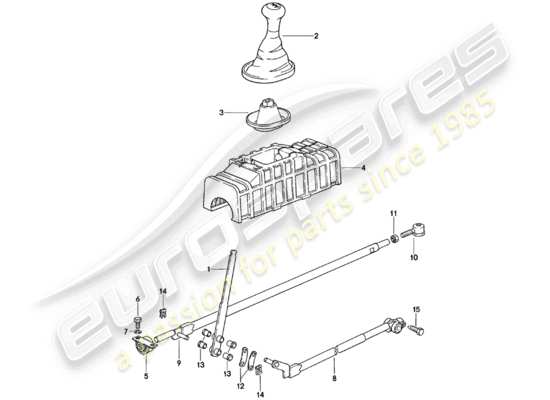 a part diagram from the Porsche 924 parts catalogue