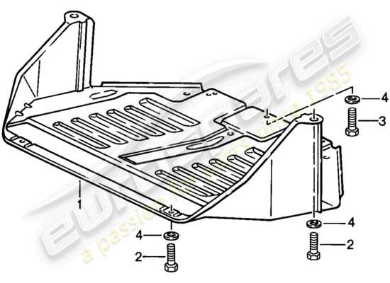 a part diagram from the Porsche 924S parts catalogue