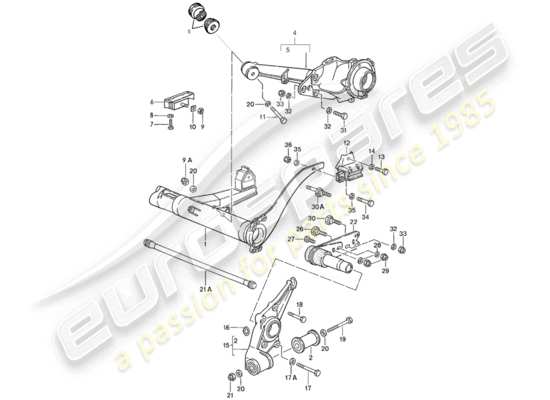 a part diagram from the Porsche 924S parts catalogue