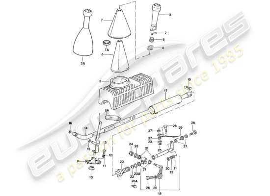 a part diagram from the Porsche 924S parts catalogue