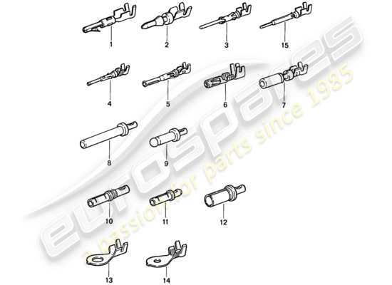 a part diagram from the Porsche 924S parts catalogue