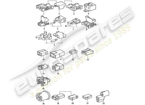 a part diagram from the Porsche 924S parts catalogue