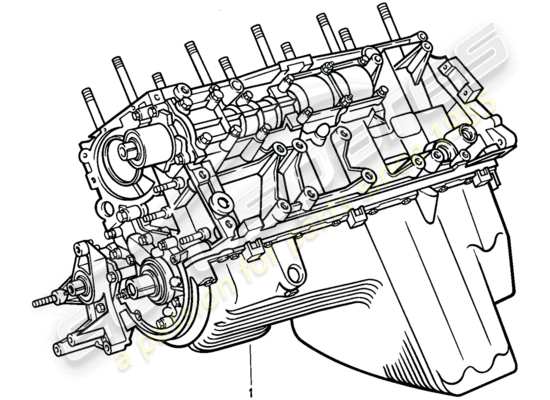 a part diagram from the Porsche 924S parts catalogue