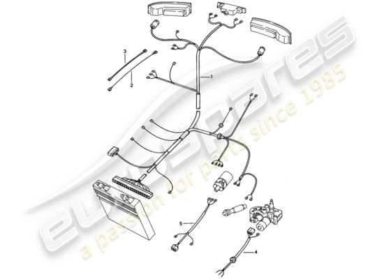 a part diagram from the Porsche 924S (1987) parts catalogue