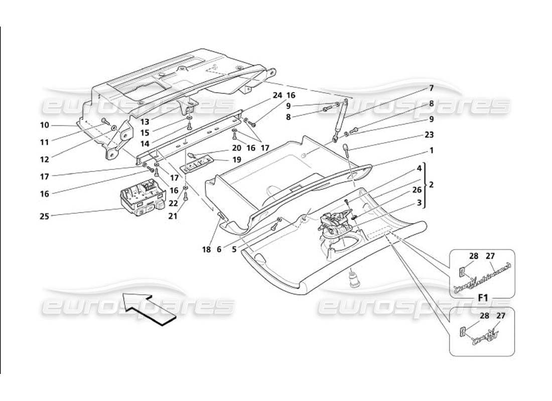 Part diagram containing part number 10519378