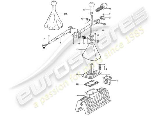 a part diagram from the Porsche 928 (1979) parts catalogue