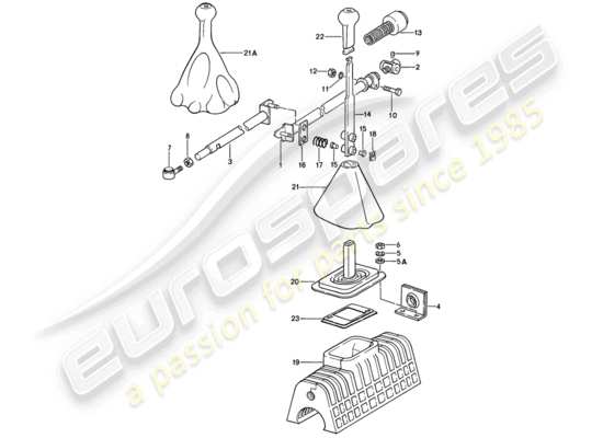 a part diagram from the Porsche 928 parts catalogue