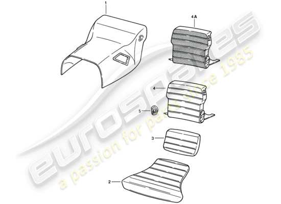 a part diagram from the Porsche 928 parts catalogue