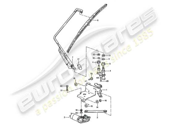 a part diagram from the Porsche 928 parts catalogue