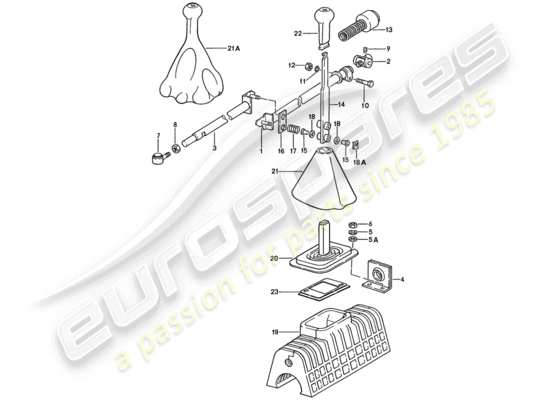 a part diagram from the Porsche 928 parts catalogue