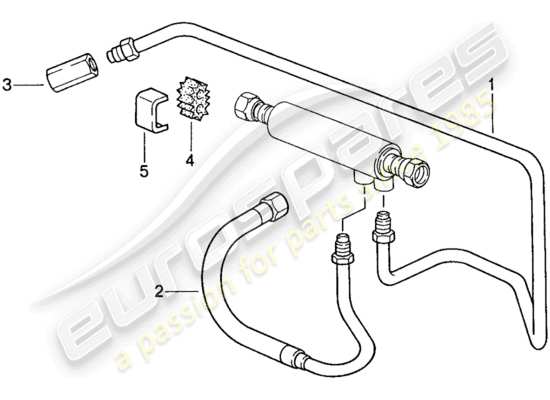 a part diagram from the Porsche 928 parts catalogue