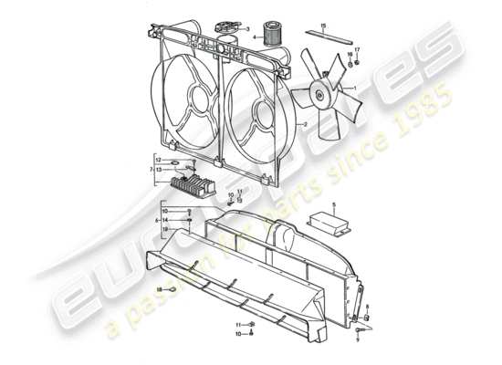 a part diagram from the Porsche 928 (1992) parts catalogue