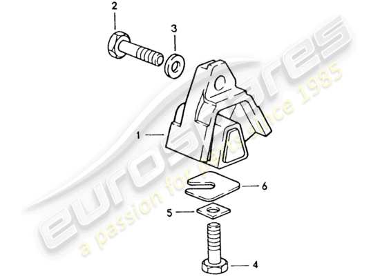 a part diagram from the Porsche 928 parts catalogue