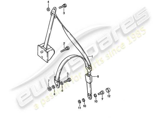 a part diagram from the Porsche 928 (1994) parts catalogue