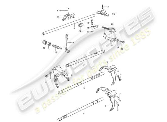 a part diagram from the Porsche 928 (1995) parts catalogue