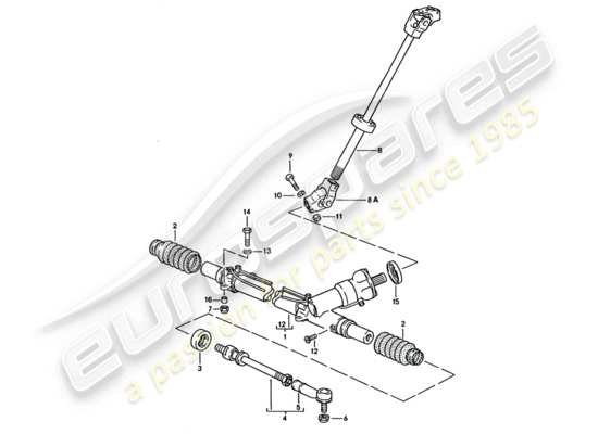 a part diagram from the Porsche 928 (1995) parts catalogue