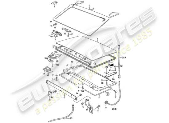 a part diagram from the Porsche 944 parts catalogue