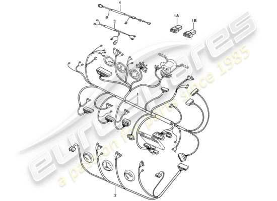 a part diagram from the Porsche 944 parts catalogue