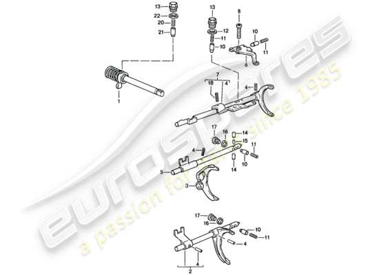 a part diagram from the Porsche 944 parts catalogue