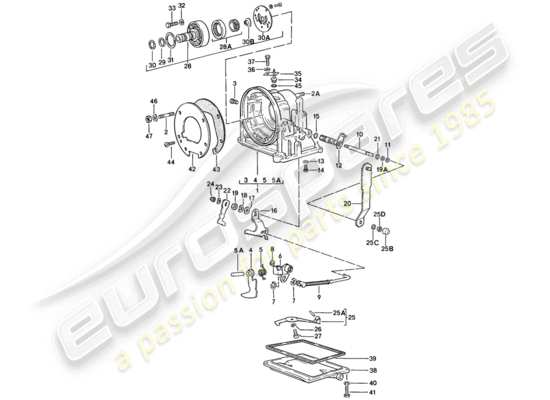 a part diagram from the Porsche 944 parts catalogue